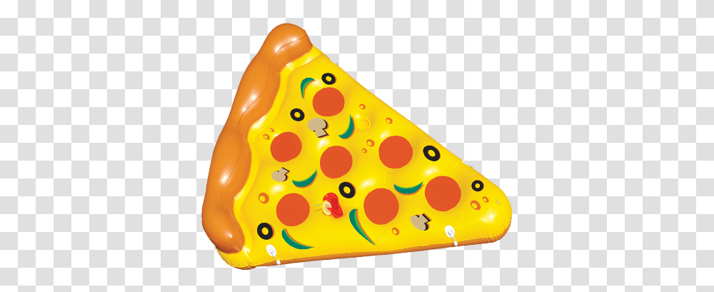 Pizza Slice Float Pioneer Family Pools Balloon, Food, Plant, Triangle, Fruit Transparent Png