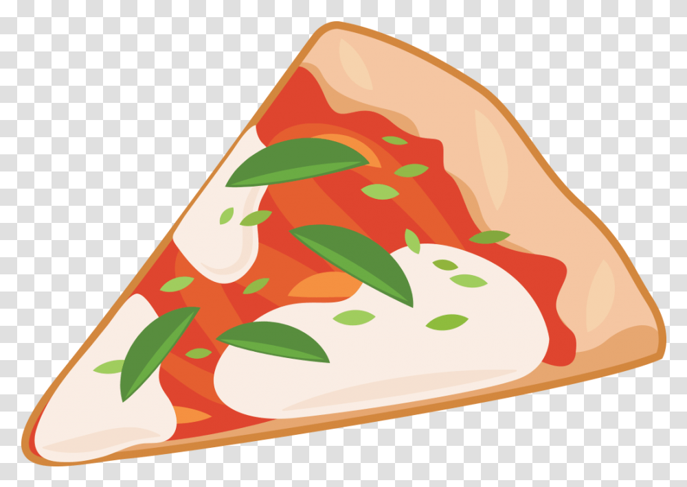 Pizza Slice Italian Food Vector Illustration Italian Cuisine, Triangle, Clothing, Apparel, Hat Transparent Png