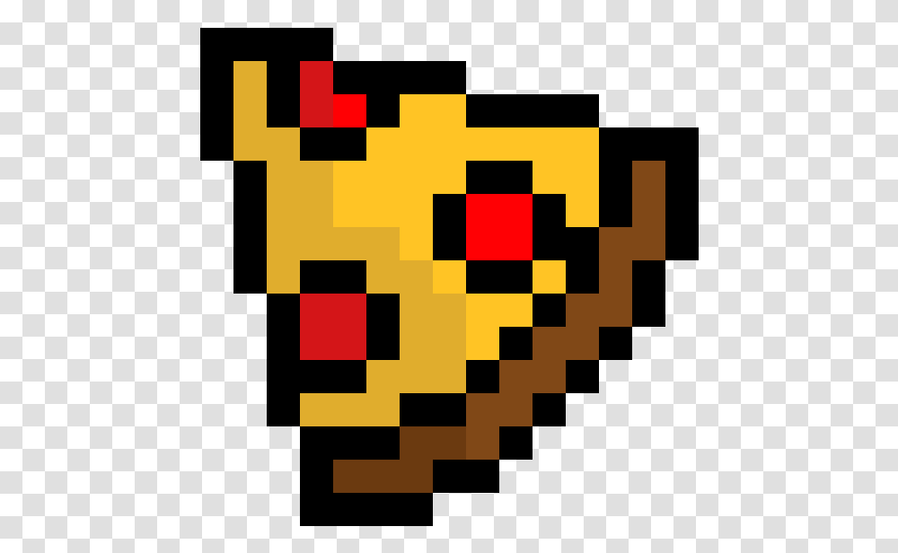 Pizza Slice Small Easy Pixel Art, Pac Man, Rug Transparent Png