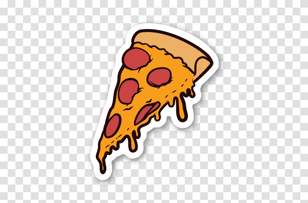 Pizza Slice Sticker Prints In Stickers, Food, Dessert, Label Transparent Png
