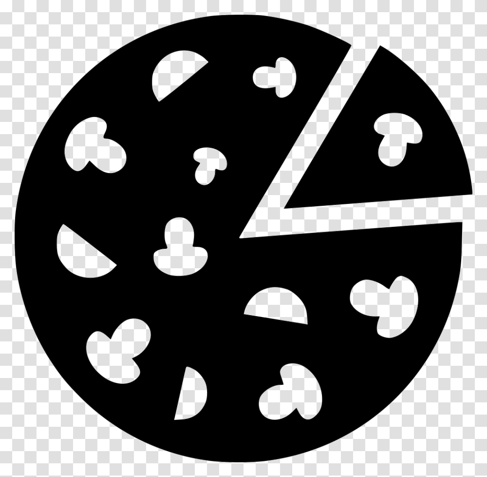 Pizza, Stencil, Face Transparent Png