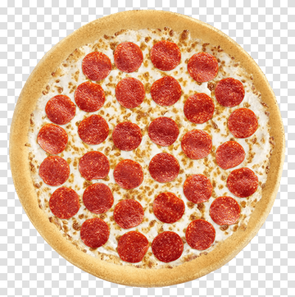 Pizza Top View Download Pepperoni, Food, Platter, Dish, Meal Transparent Png