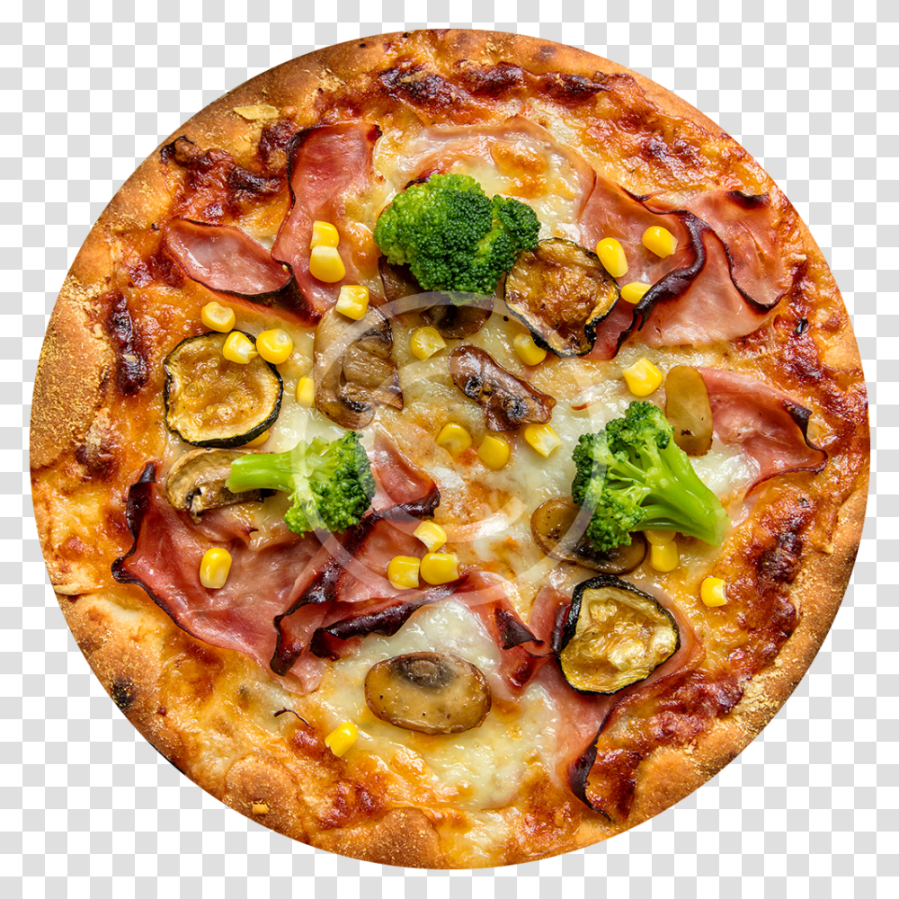Pizza Top View, Food, Plant, Dish, Meal Transparent Png