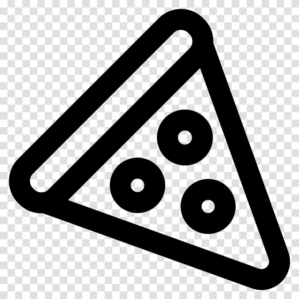 Pizza Triangle Outline Triangle Pizza Outline, Meal, Food, Game Transparent Png