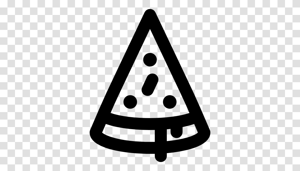 Pizza, Triangle, Cone Transparent Png