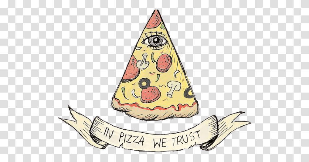 Pizza Tumblr Pizza Illuminati, Apparel, Party Hat, Cone Transparent Png