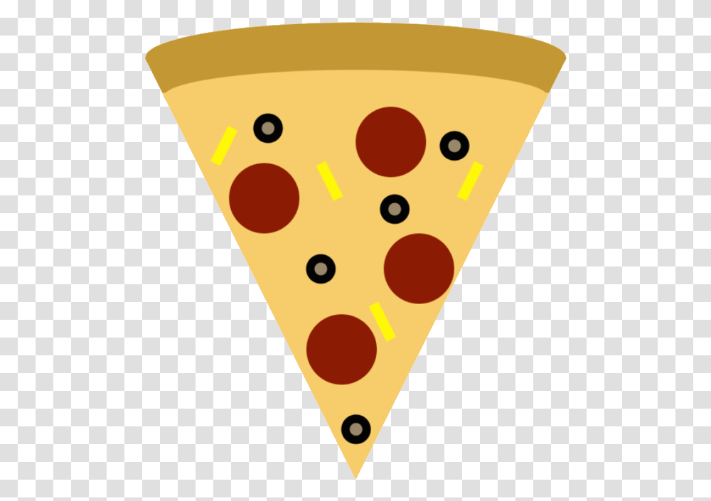Pizza X Chicago Style Triangle Pepperoni Clip Art Triangle Pizza Slice Clipart, Cone, Food, Dice, Game Transparent Png