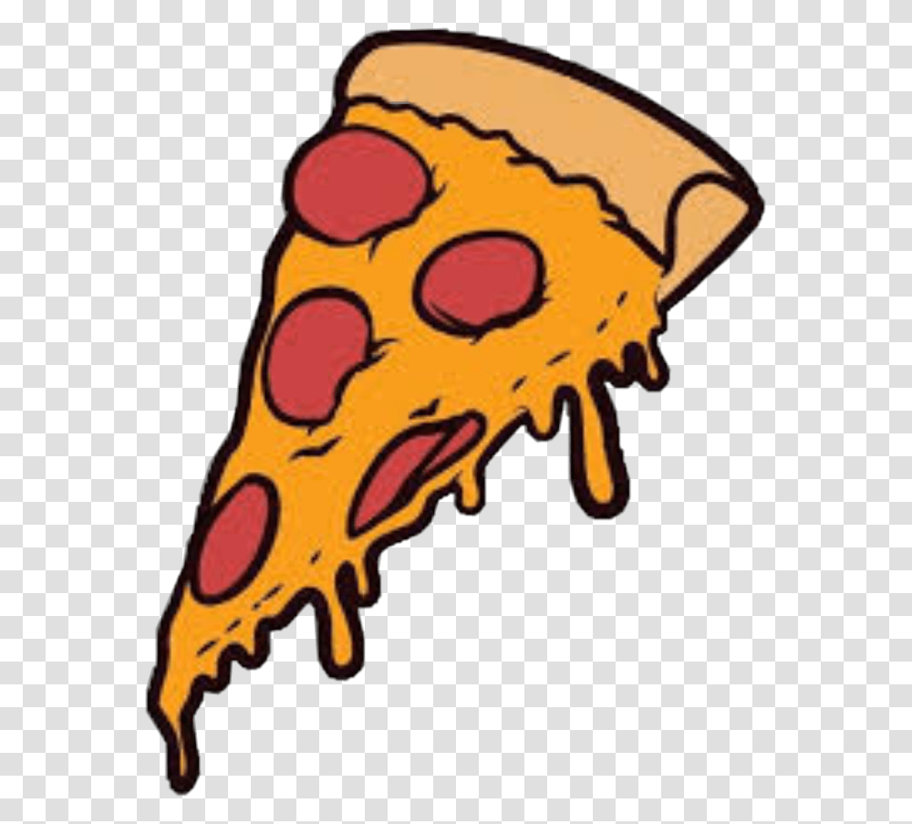 Pizza Yalls Cartoon Pizza Slice, Palette, Paint Container, Fossil Transparent Png