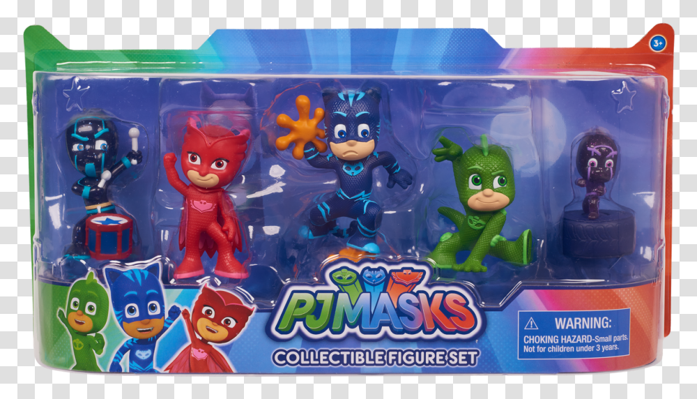 Pj Masks Figure Asst 5pk 3 Years 5 Figure, Toy, Angry Birds, Sweets, Food Transparent Png