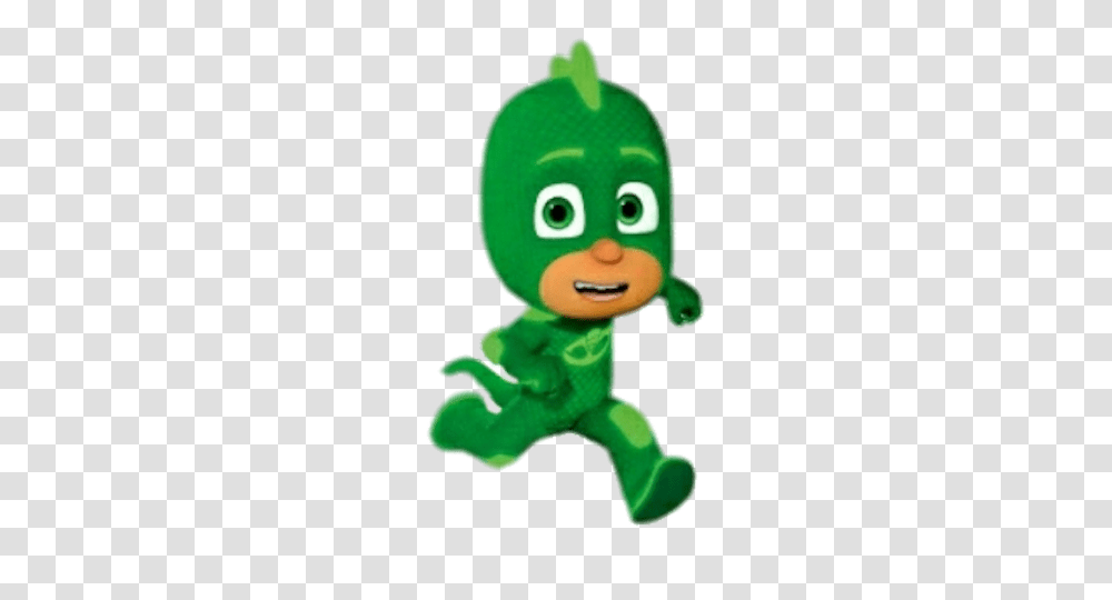 Pj Masks Gekko Running, Toy, Green, Elf, Alien Transparent Png