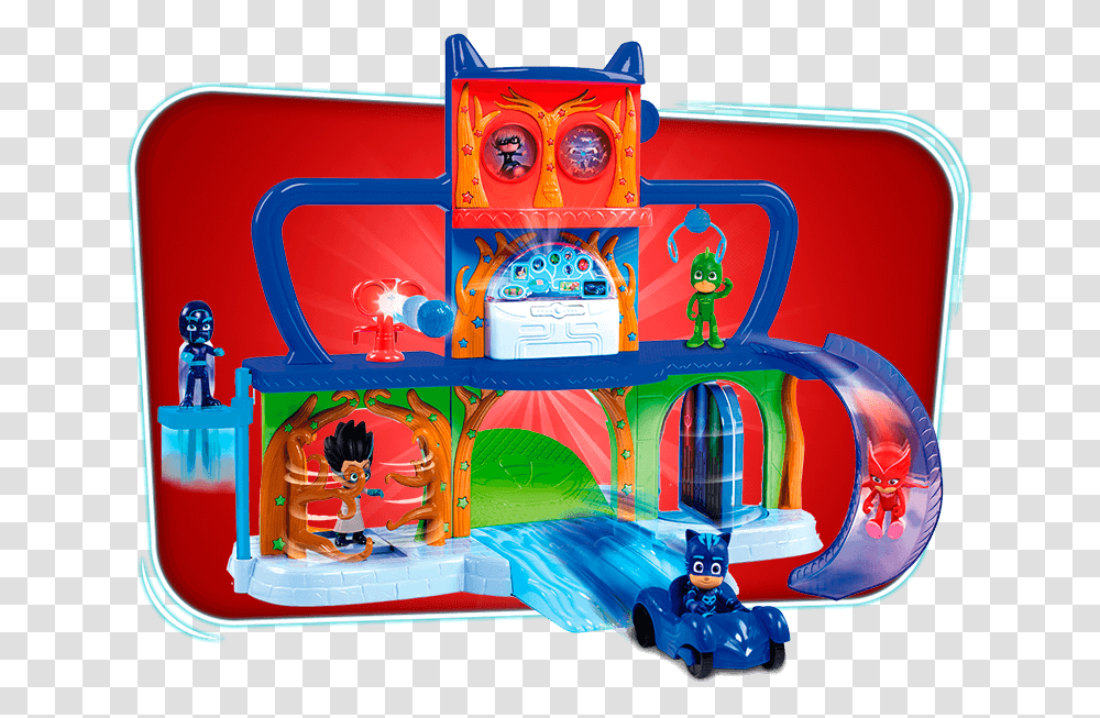 Pj Masks Headquarters Playset One Colour Download Playset, Angry Birds, Inflatable, Play Area, Playground Transparent Png
