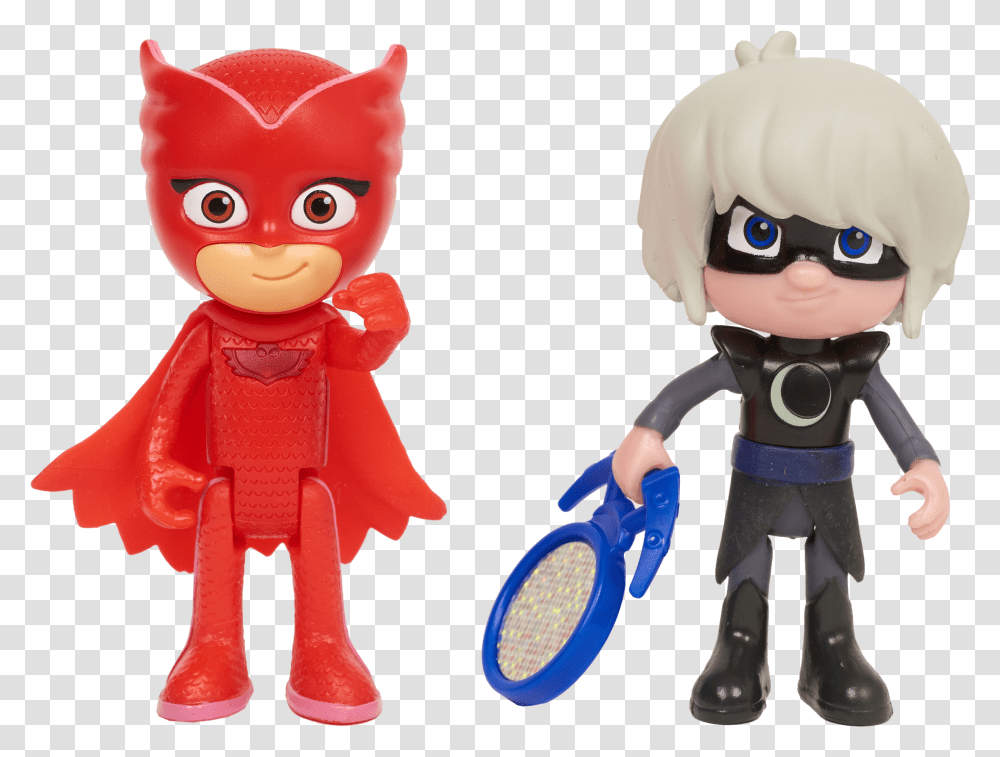 Pj Masks Light Up Figure Pack Owlette Large Owlette And Luna Girl Transparent Png