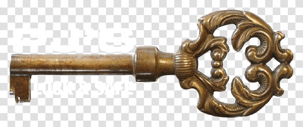 Pjquots Lock Amp Safe Vintage Key, Bronze, Weapon, Statue, Sculpture Transparent Png