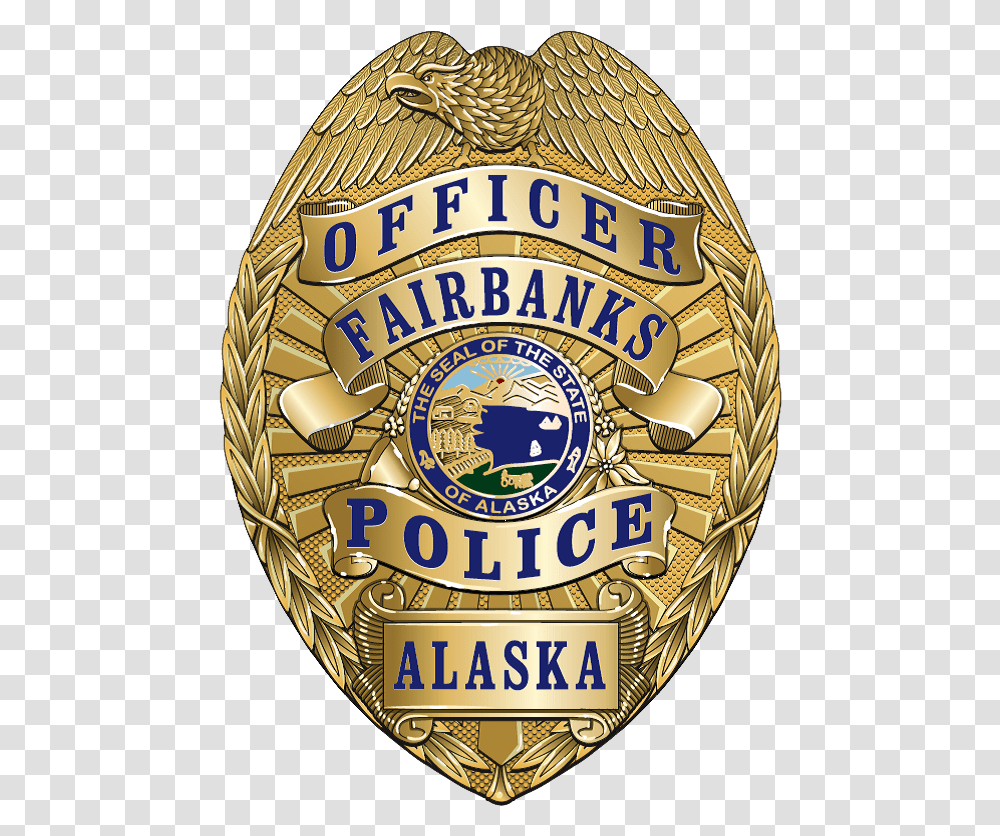 Placa De Polica Fairbanks Fairbanks Police Department Badge, Logo, Clock Tower, Architecture Transparent Png