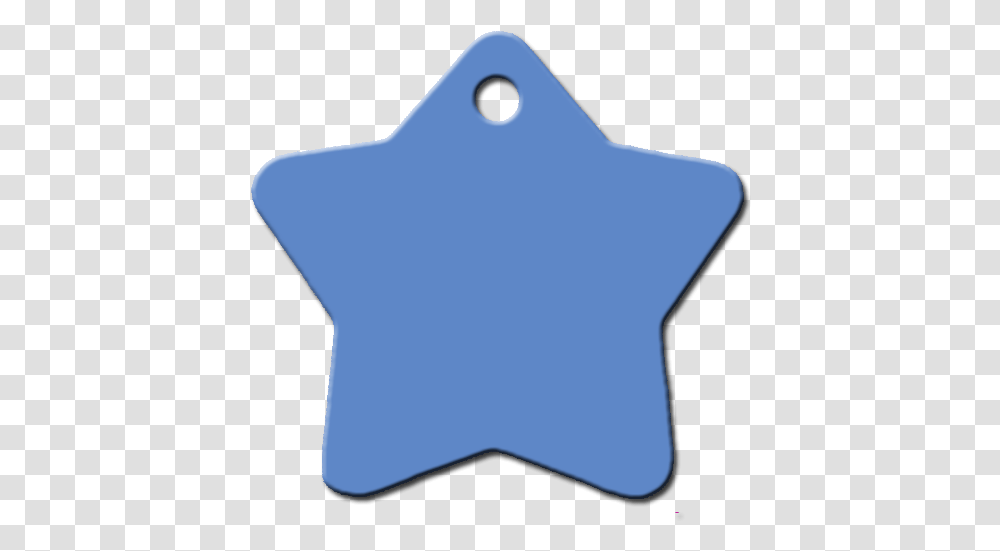 Placa Personalizada Para Perro Estrella Azul Claro Dog, Star Symbol Transparent Png