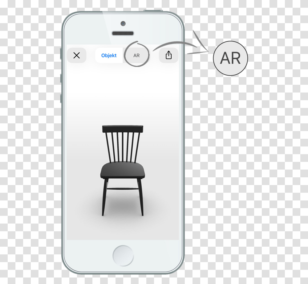 Place Our Products In Your Home With Ar Royaldesigncom Camera Phone, Chair, Furniture, Text, Cushion Transparent Png