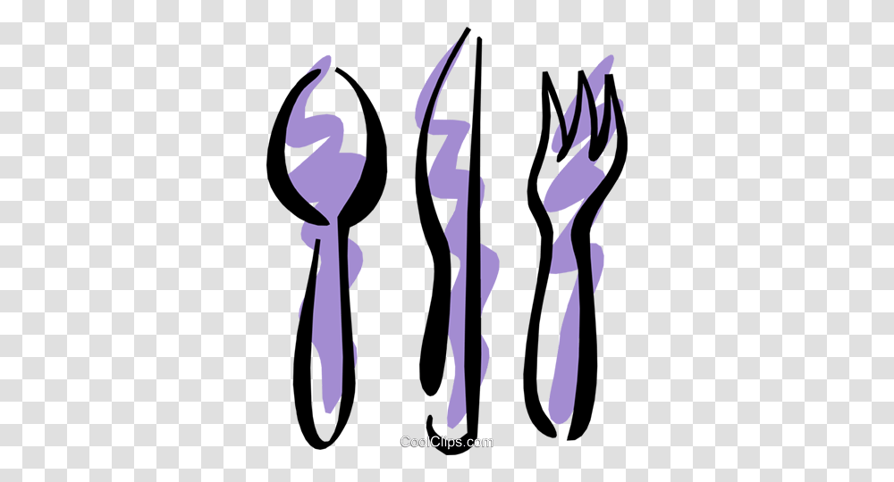 Place Setting Royalty Free Vector Clip Art Illustration, Cutlery, Fork, Spoon Transparent Png