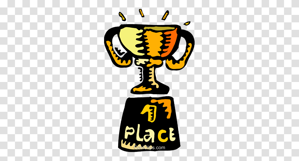 Place Trophy Royalty Free Vector Clip Art Illustration, Poster, Advertisement Transparent Png
