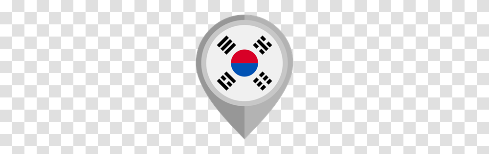 Placeholder Flags Country Nation South Korea Flag Icon, Logo, Trademark, Plectrum Transparent Png