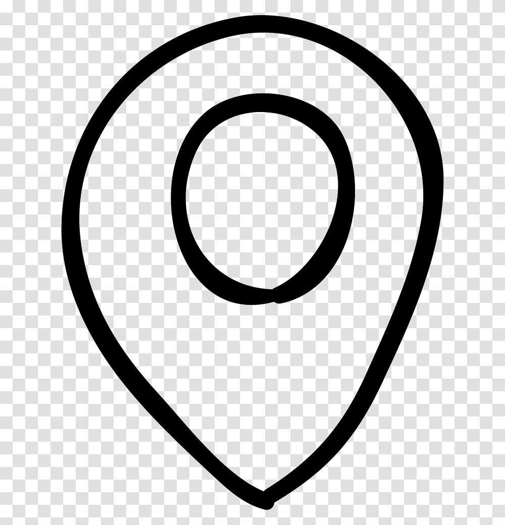 Placeholder Hand Drawn Outline Hand Drawn Map Point Icon, Label, Number Transparent Png