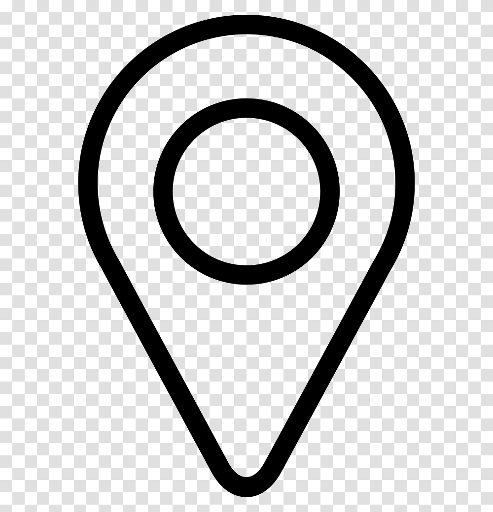 Placeholder Outline Maps Interface Tool Point Of Interest Icon, Plectrum, Rug, Stencil Transparent Png