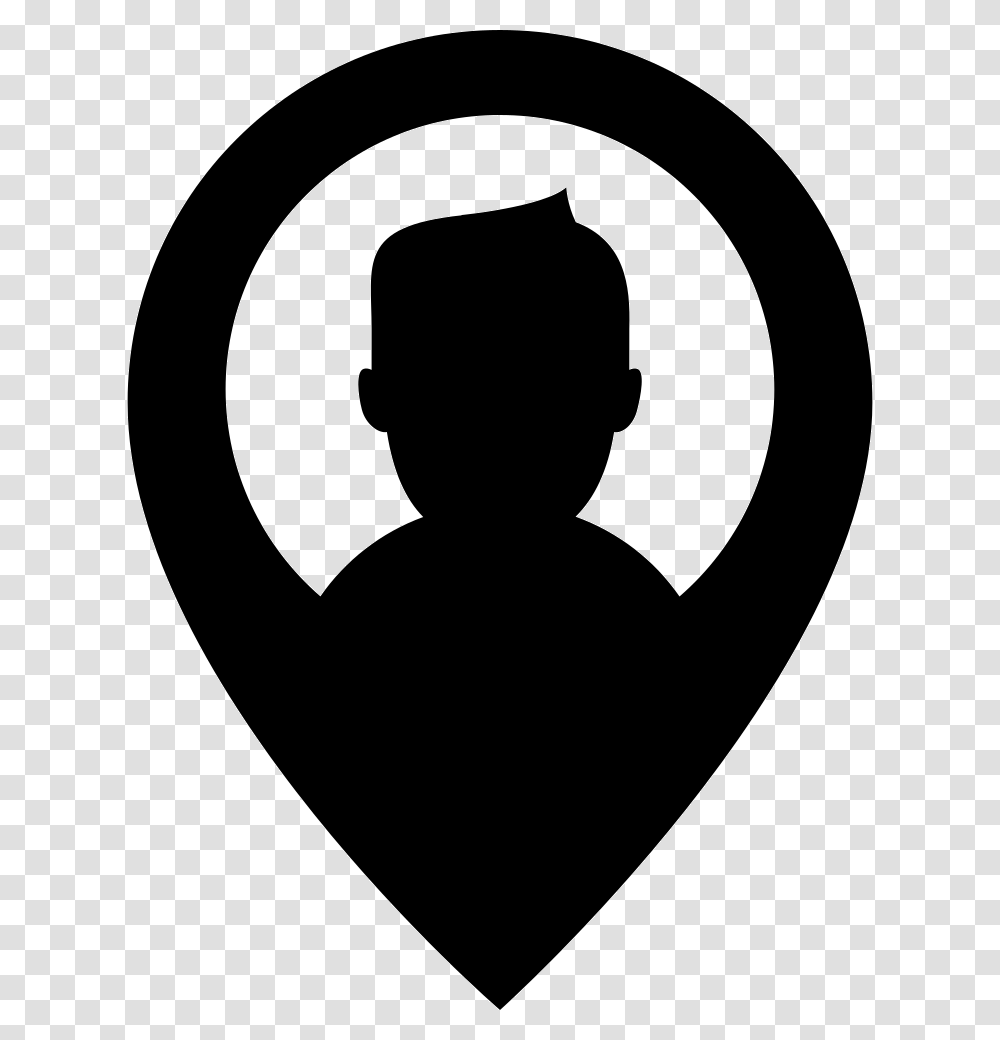 Placeholder User Location Icon, Silhouette, Stencil, Rug Transparent Png