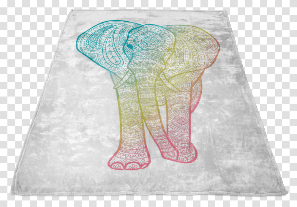 Placemat, Rug, Pattern, Elephant, Wildlife Transparent Png