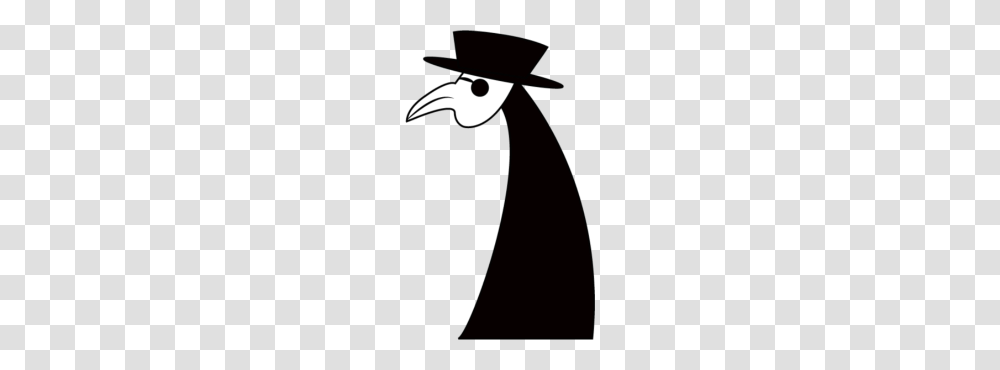 Plague Doctor Cartoon Character, Beak, Bird, Animal Transparent Png