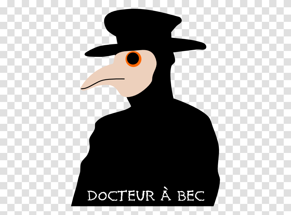 Plague Doctor Clipart, Silhouette, Bird, Animal Transparent Png