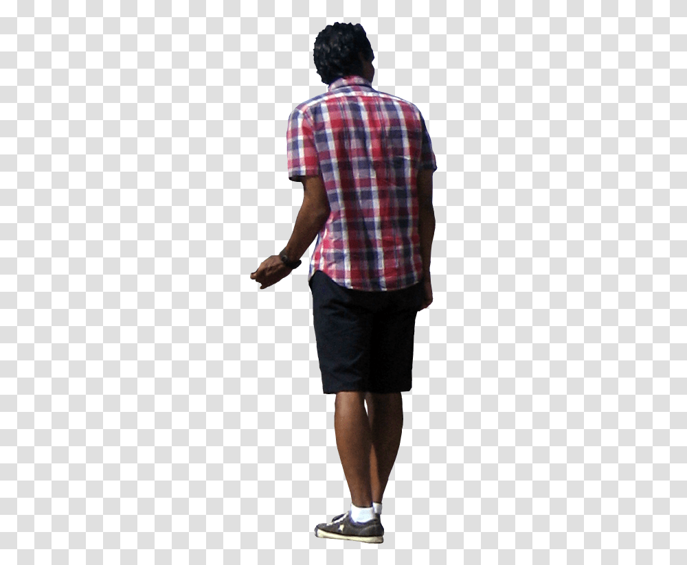 Plaid, Person, Shirt, Pants Transparent Png