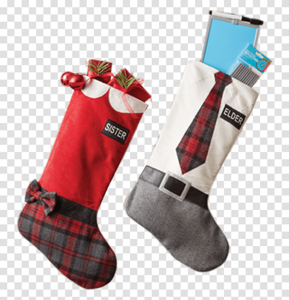 Plaid Wool Missionary Stocking Deseret Book Christmas Gifts For Missionaries, Christmas Stocking Transparent Png