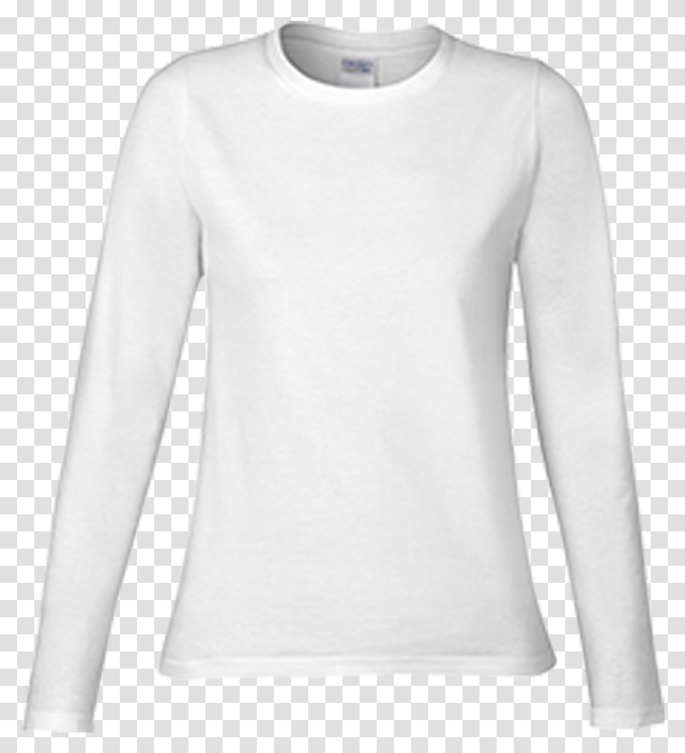 Plain Black Ladies T Shirts White Long Sleeve T Shirt Women, Apparel Transparent Png