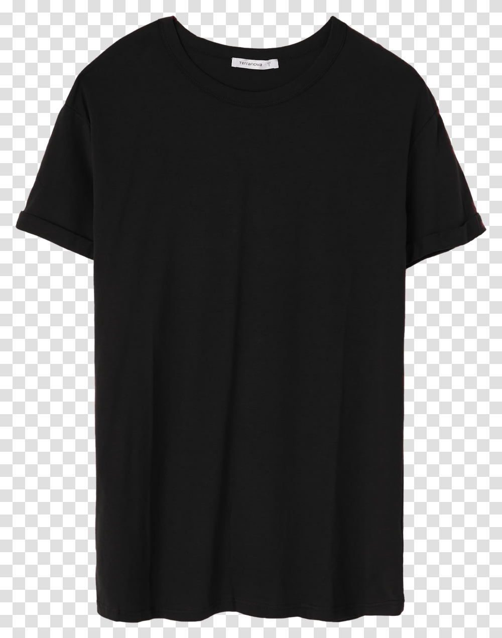 Plain Black T Shirt Pic T Shirt Plain Black, Apparel, Sleeve, Long Sleeve Transparent Png