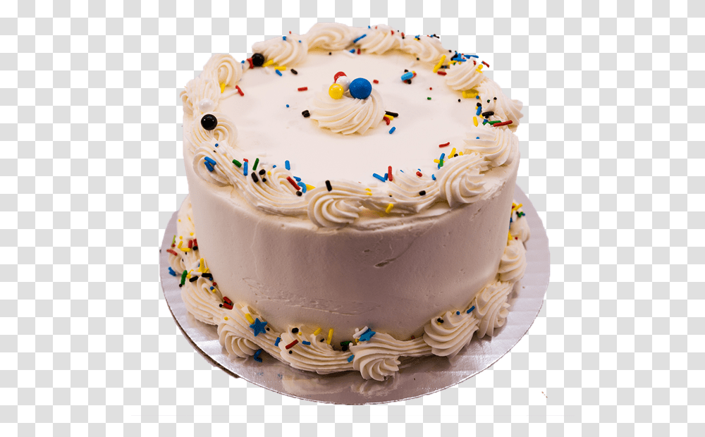 Plain Cake, Birthday Cake, Dessert, Food, Cream Transparent Png