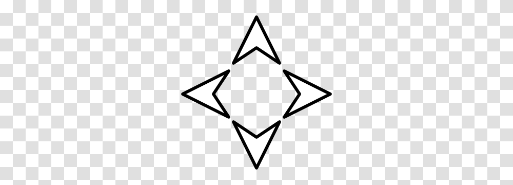 Plain Direction Arrows Clip Art Free Vector, Star Symbol Transparent Png