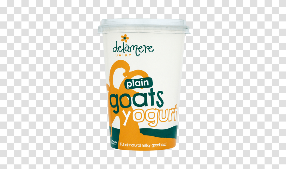 Plain Goats Yogurt Delamere Dairy, Dessert, Food, Bottle, Cream Transparent Png