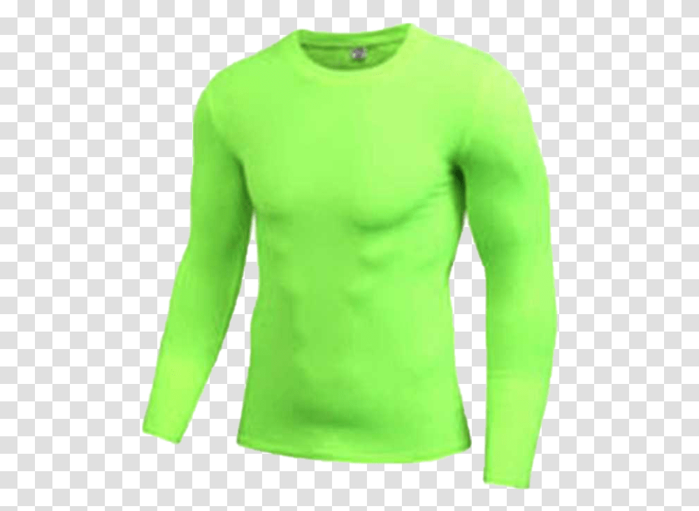 Plain Green T Shirt Image Long Sleeved T Shirt, Apparel, Hoodie, Sweatshirt Transparent Png