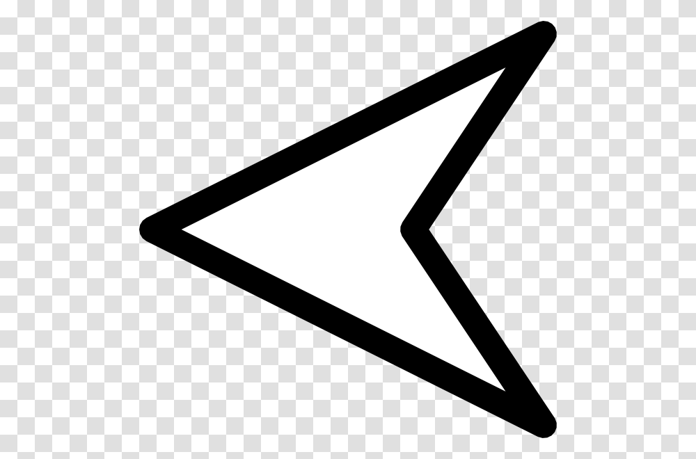 Plain Left White Arrow Clip Art, Triangle, Baton, Stick, Label Transparent Png