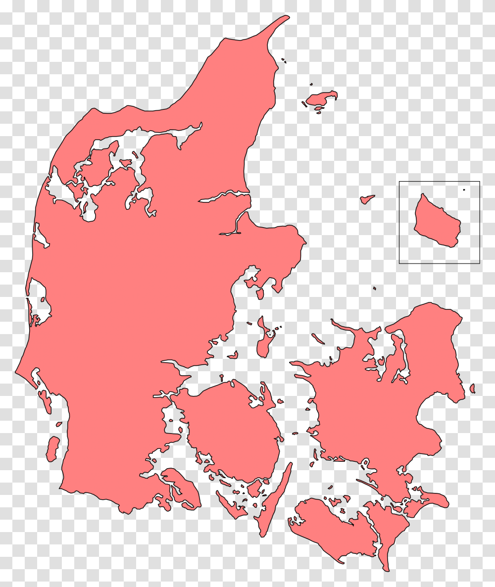 Plain Map Of Denmark, Diagram, Plot, Poster Transparent Png