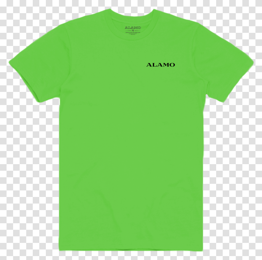 Plain Neon Green T Shirt, Apparel, T-Shirt Transparent Png