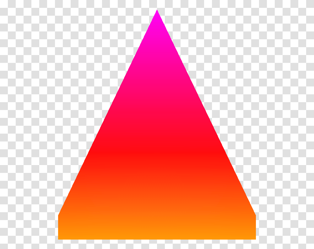 Plain Red Triangle Transparent Png