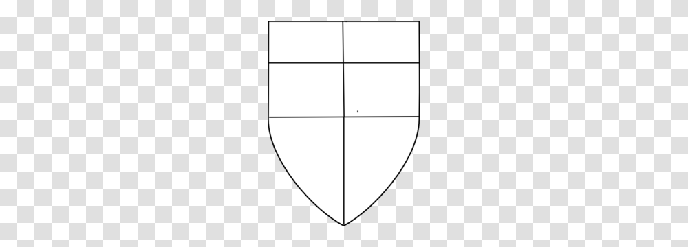 Plain Shield W Dividers Clip Art, Armor Transparent Png