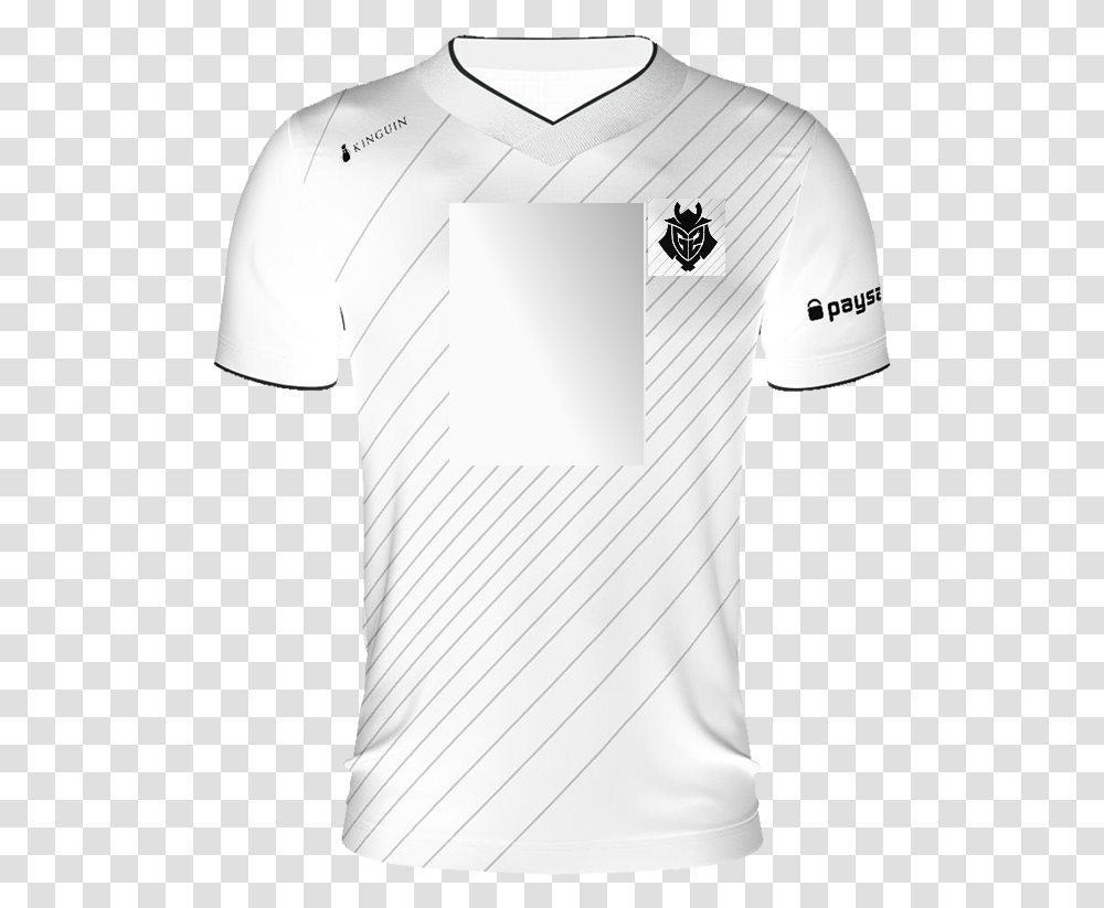 Plain White Esports Jersey, Apparel, Shirt, T-Shirt Transparent Png