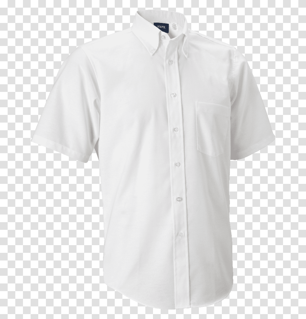 Plain White Half Shirts White Uniform Shirts, Apparel, Home Decor, Linen Transparent Png