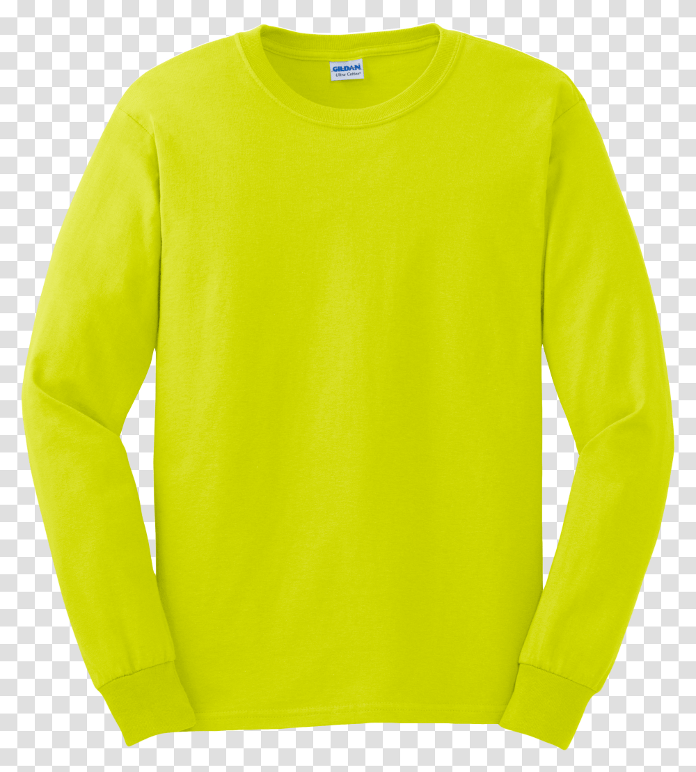 Plain Yellow T Shirt Long Sleeve Transparent Png