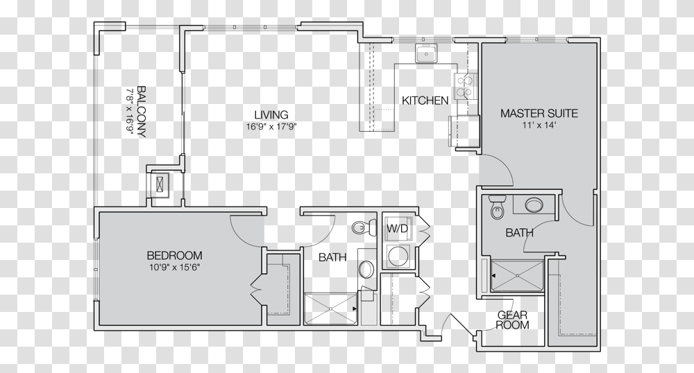 Plan Of An Apartment, Floor Plan, Diagram, Plot Transparent Png