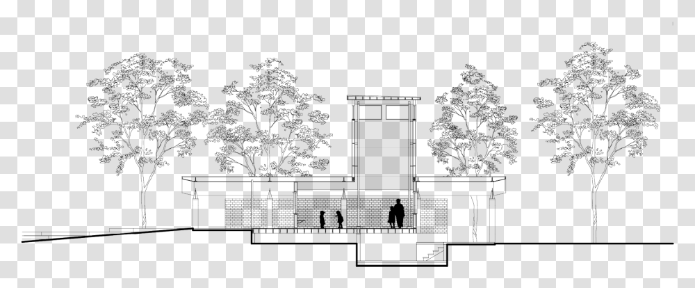 Plan Showing Side View Rendering Of Christinequots Home Sketch, Nature, Outdoors, Tree, Plant Transparent Png