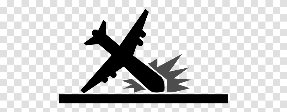 Plane Accident Pictogram, Leaf, Plant, Tree, Star Symbol Transparent Png