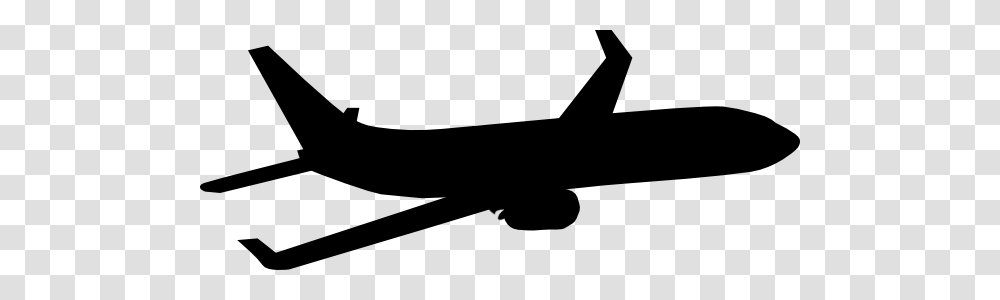 Plane Clipart Outline, Silhouette, Gecko, Reptile, Animal Transparent Png