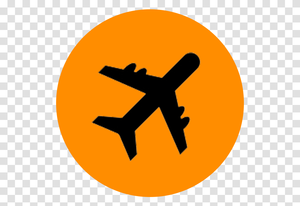 Plane Icon Circle Plane Icon, Symbol, Sign, Pumpkin, Vegetable Transparent Png
